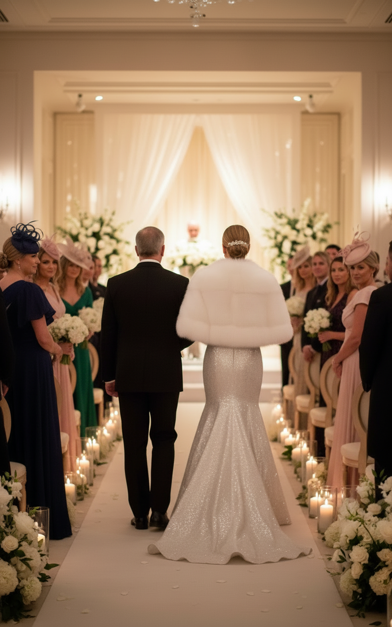 Michaela Fox Fur Cape