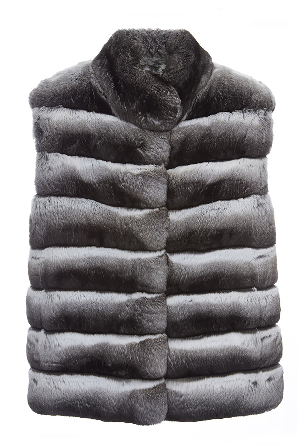 Alice womens chinchilla vest Natural Chinchilla 5