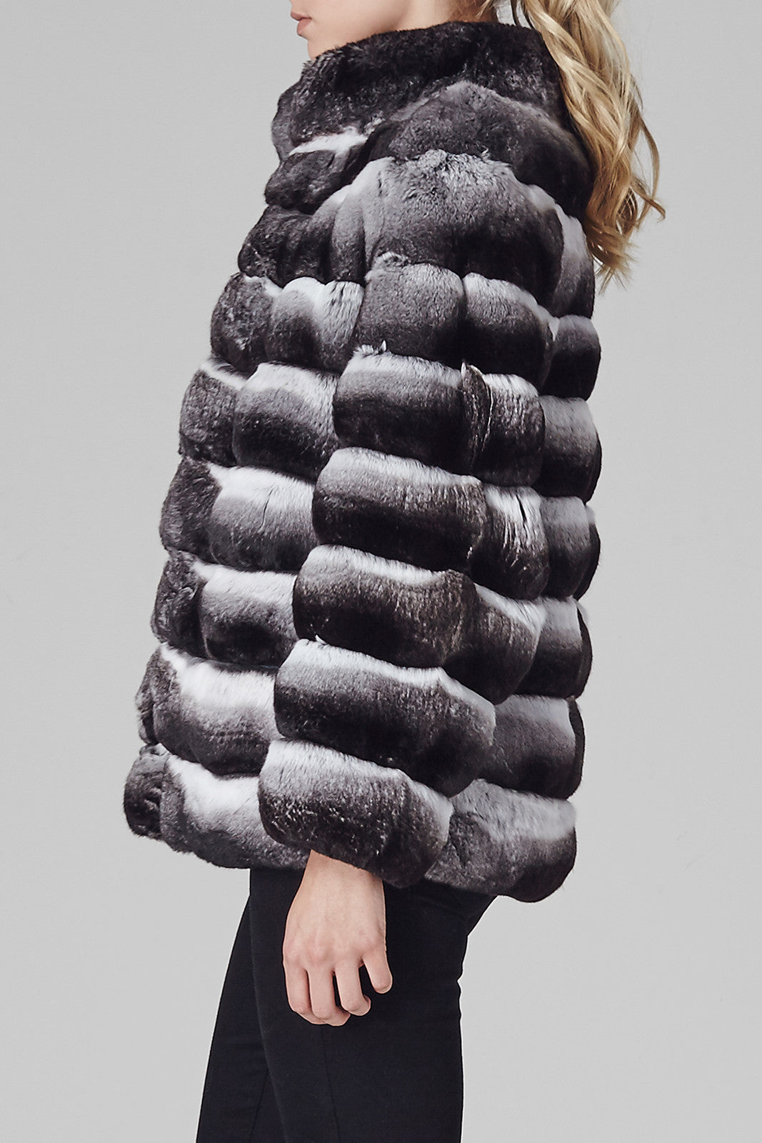 Chinchilla fur jacket hotsell