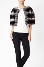 chinchilla mini fur jacket Natural Chinchilla 6