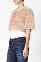 Sarah Mini Mink Fur Jacket Cipria