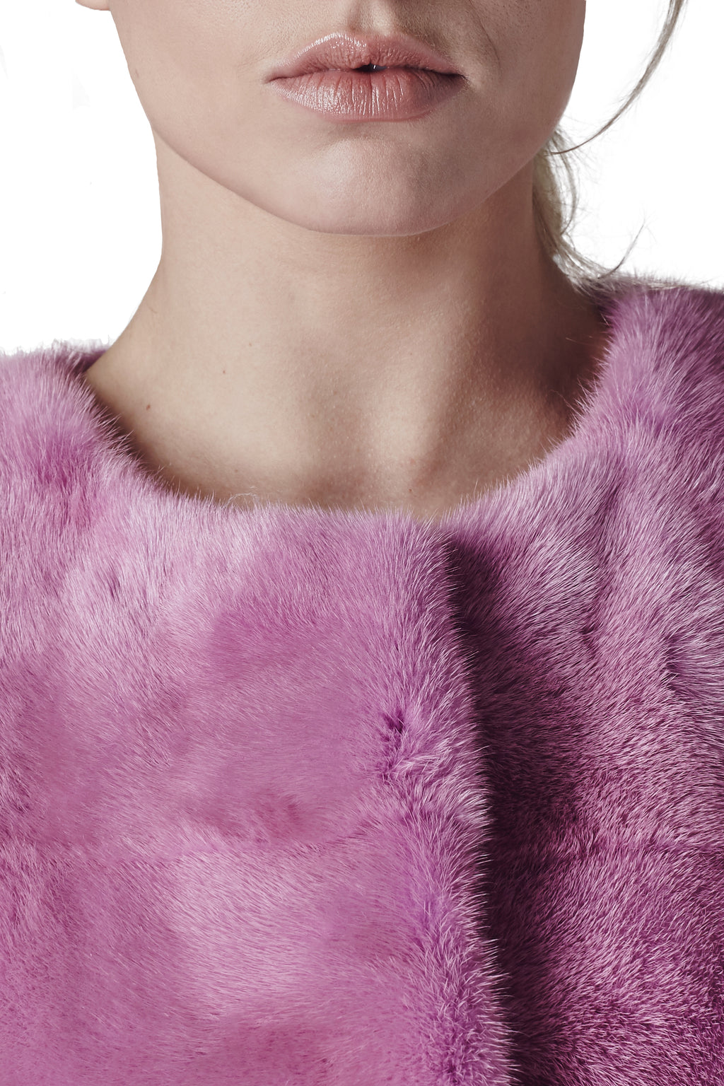 Sarah Mini Mink Fur Jacket Orchidea