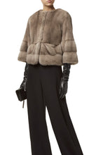 Load image into Gallery viewer, esmeralda womens short mink jacket Cammeo 2
