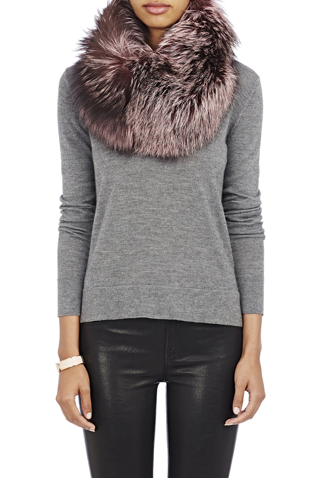 fox fur cowl Acqua Di Rose Fox 2