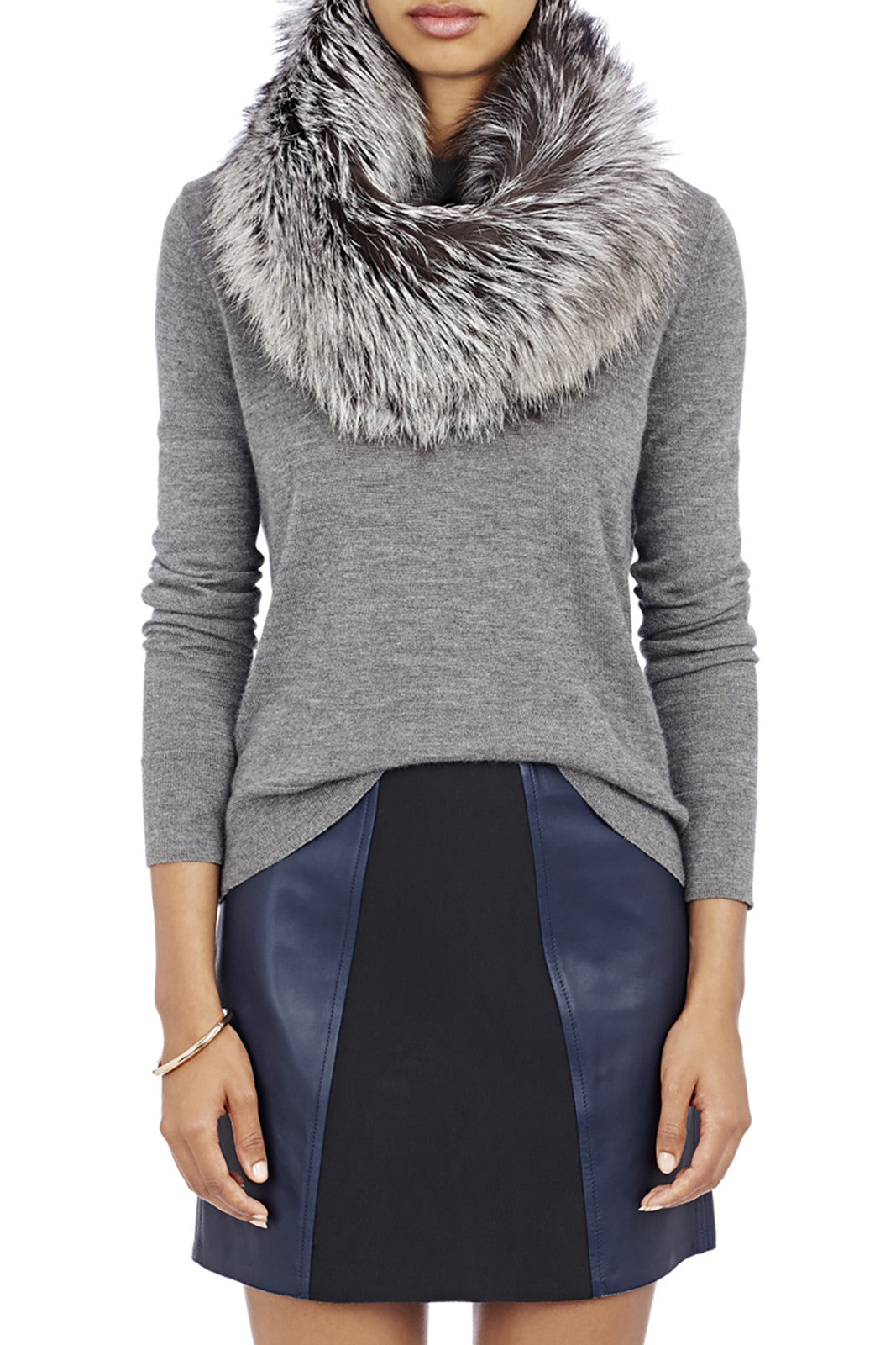 fox fur cowl Natural Fox 2