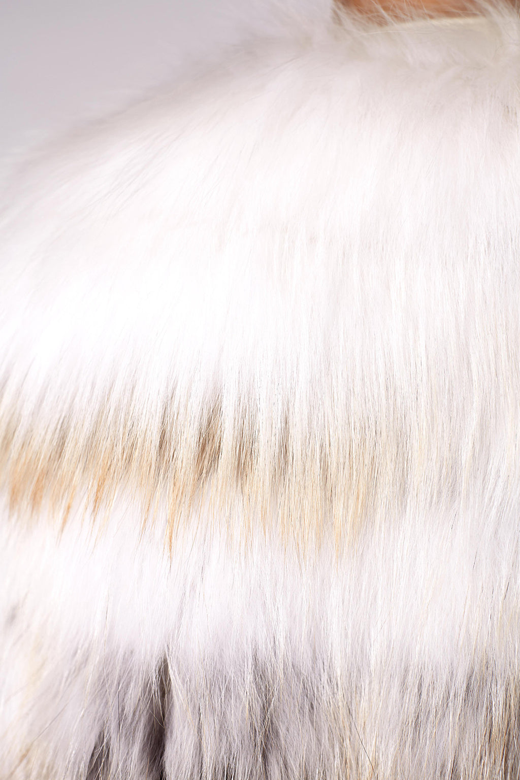 foxy womens fox fur jacket Golden Icelandic Fox