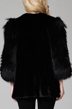 Load image into Gallery viewer, gaga womens mink fox fur jacket Nero Fox 7

