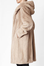 Load image into Gallery viewer, Katie Hoody Mink Fur Coat
