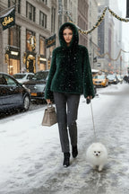 katie womens mink hoodie Pebble Lilly e Violetta 