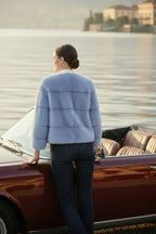 Sarah Mink Fur Jacket Cielo