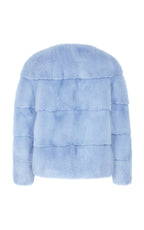 Sarah Mink Fur Jacket Cielo