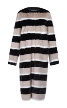 Load image into Gallery viewer, Marilena Long Multi Mink Fur Coat
