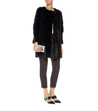 Load image into Gallery viewer, Sarah Long (80cm) Mink Fur Coat

