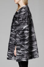 maria womens astrakhan cape Grey Astrakhan 3