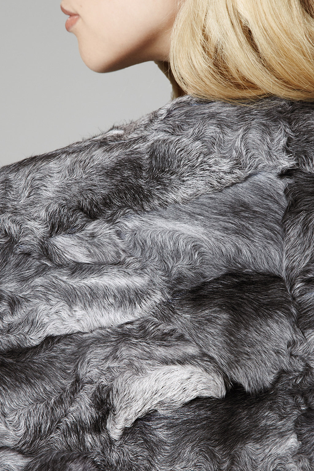 maria womens astrakhan cape Grey Astrakhan 5