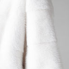 Sarah Mini Mink Fur Jacket Bianco White