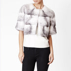Sarah Mini Mink Fur Jacket Cross Mink