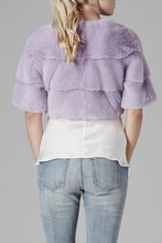 Load image into Gallery viewer, Sarah Mini Mink Fur Jacket Violetta

