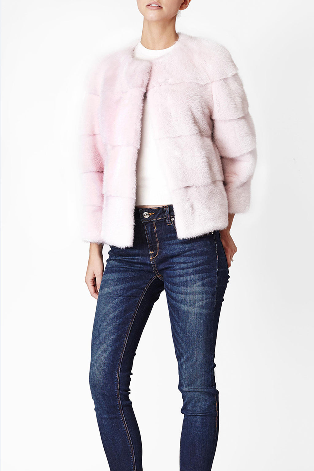 sarah womens mink jacket Acqua Di Rose 2