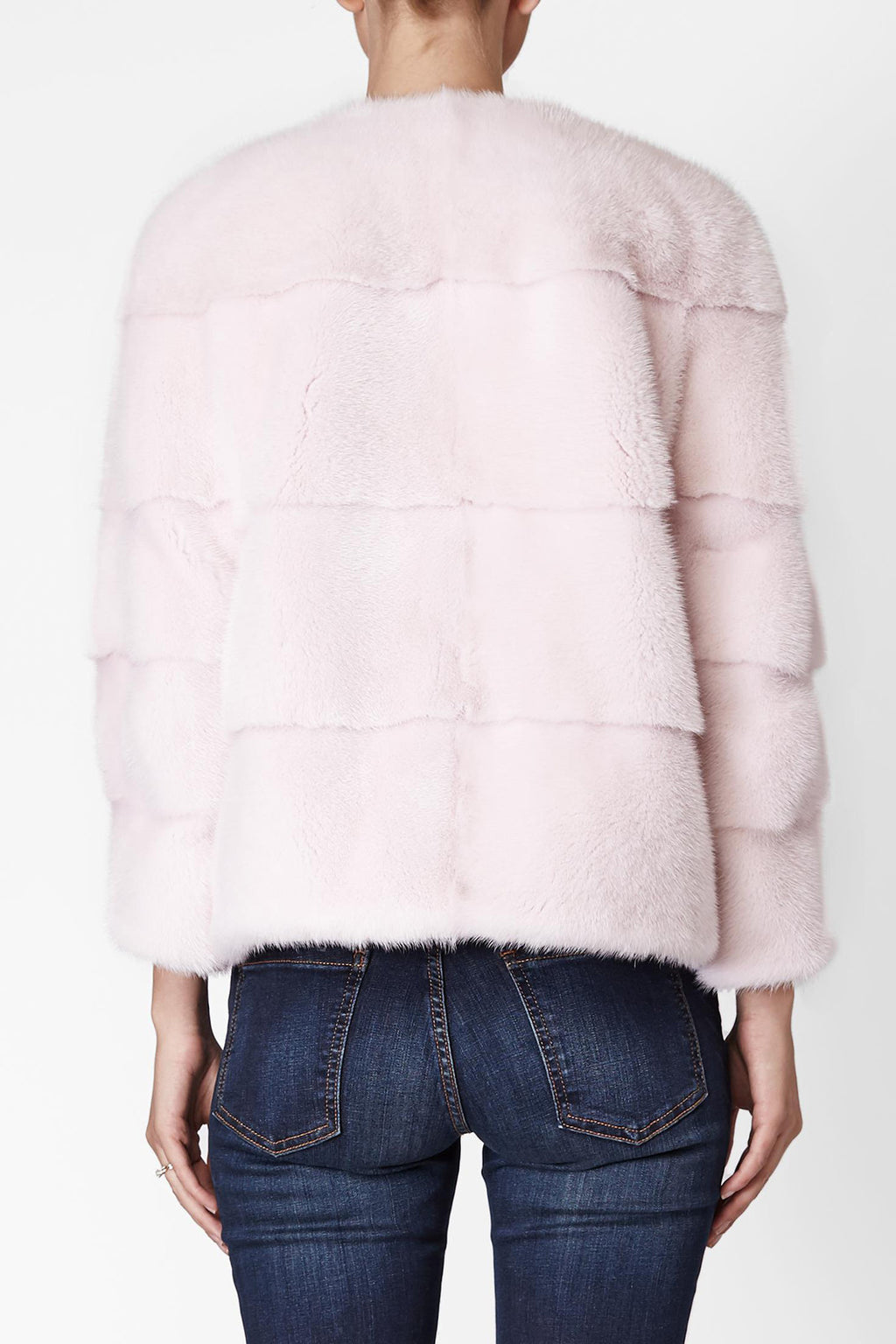 sarah womens mink jacket Acqua Di Rose 4