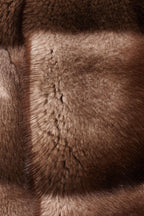 Sarah Mink Fur Jacket Bosco With Collar