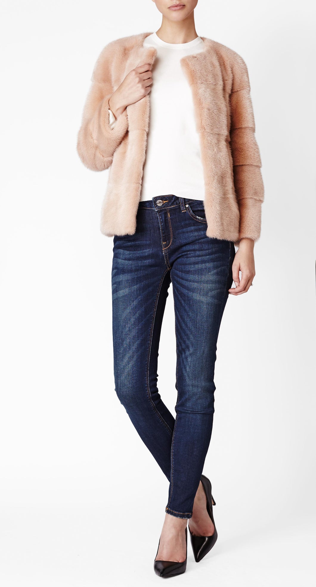 Sarah Mink Fur Vest