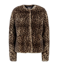 Load image into Gallery viewer, Sara Leopard Short Mink Coat
