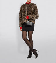Load image into Gallery viewer, Sara Leopard Short Mink Coat
