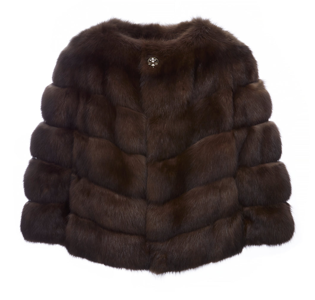 Carmen Sable Fur Jacket