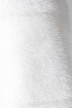 maria womens mink cape with collar Bianco 5