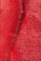 esmeralda womens short mink jacket Fuxia 5