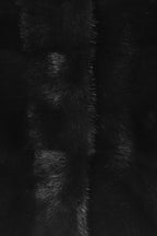 maria womens mink cape with collar Nero 5