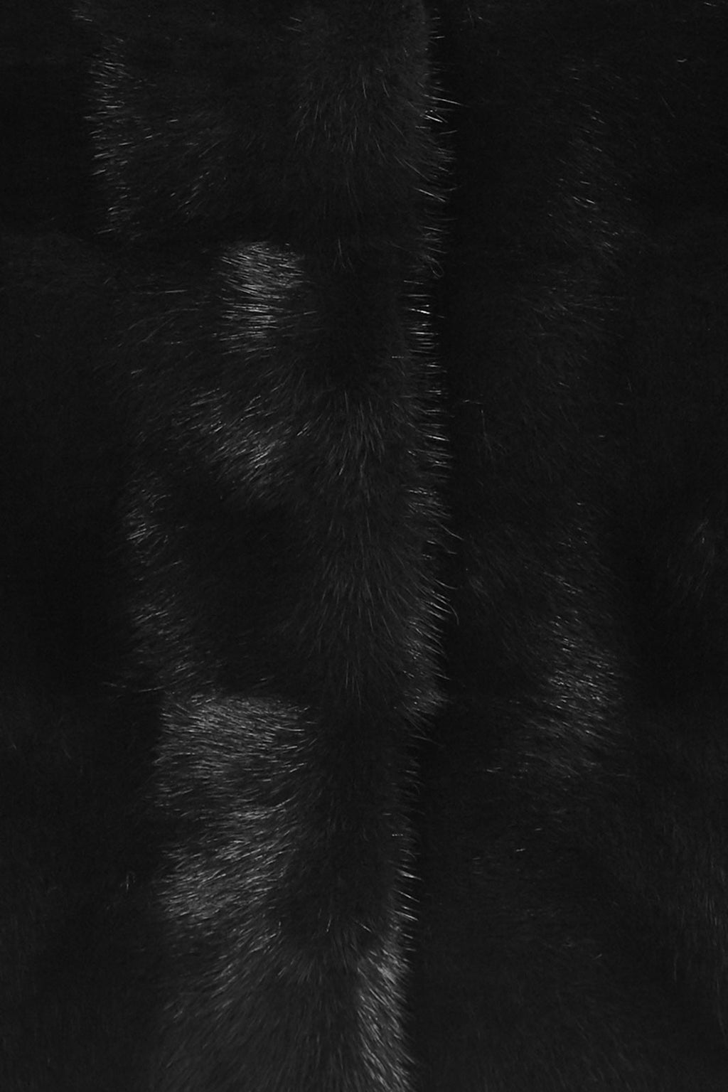 rosie womens mink jacket with collar Nero 5